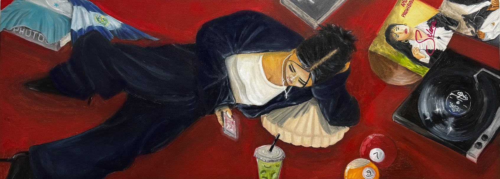 Origin I, huile sur toile, Jearelyn Suazo