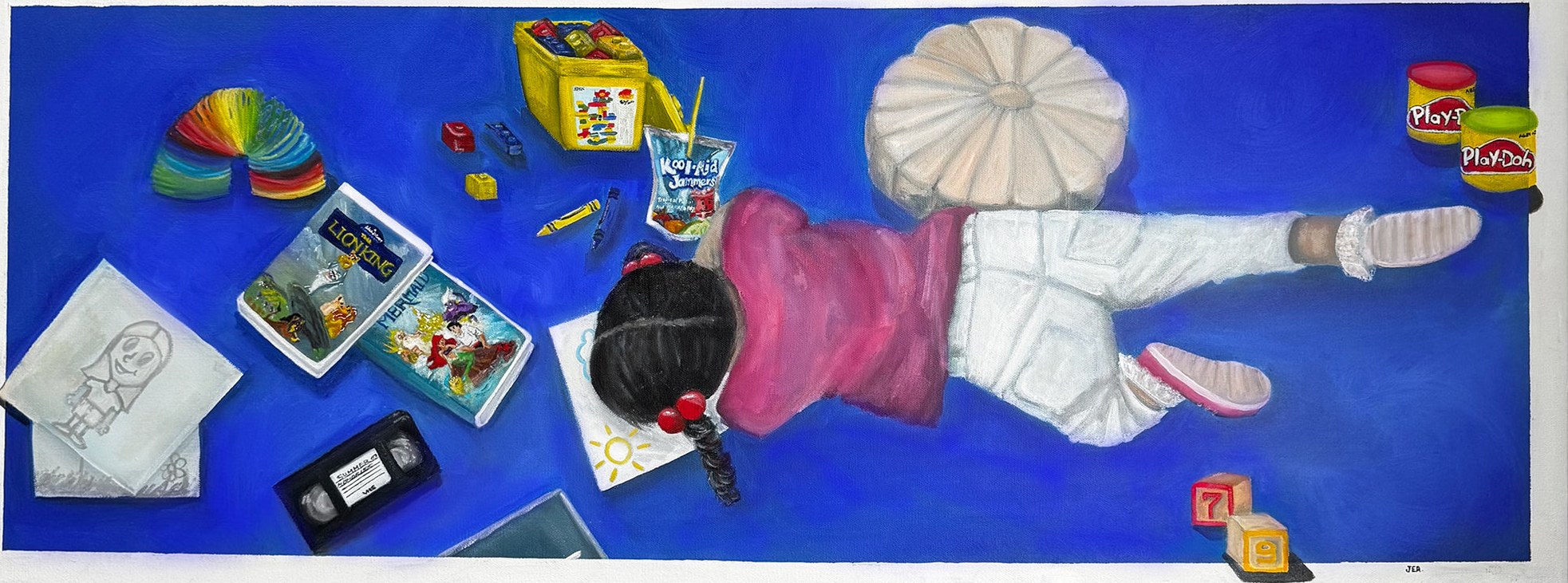 Origin II, huile sur toile, Jearelyn Suazo